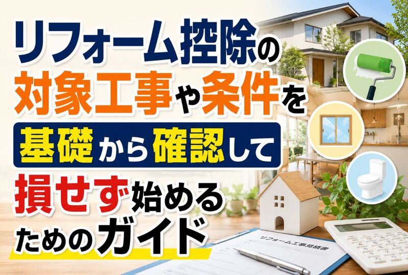 画像615：リフォーム控除の対象工事や条件を基礎から確認して損せず始めるためのガイド