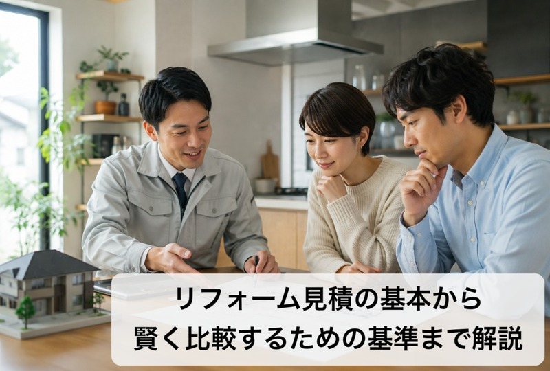 画像809：リフォーム見積の基本から賢く比較するための基準まで解説